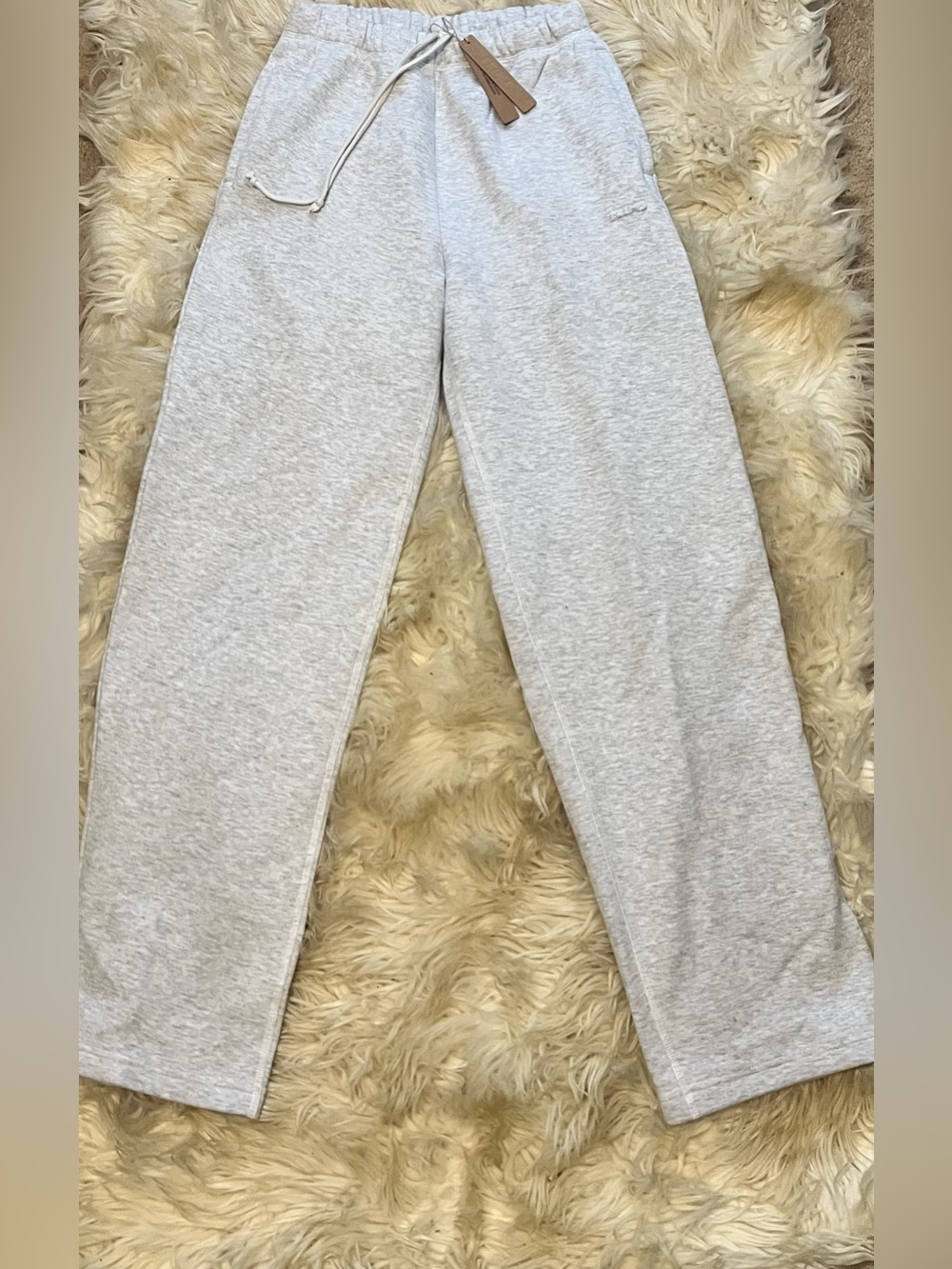 SKIMS Light Gray Track Pants